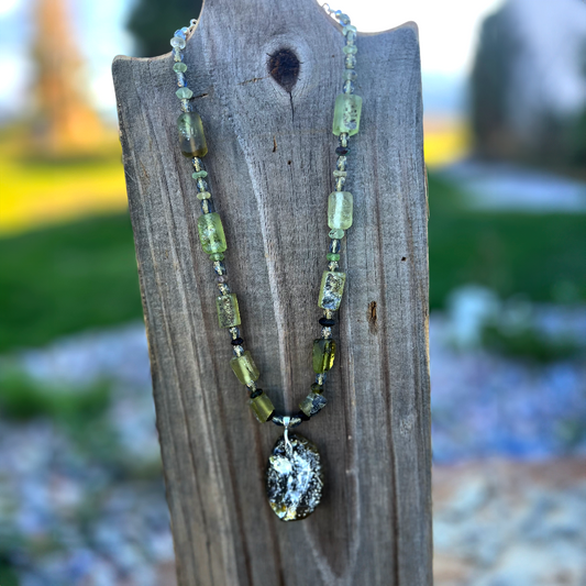 Ancient Roman Glass Necklace
