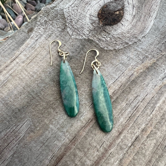 Jade Drop Earrings